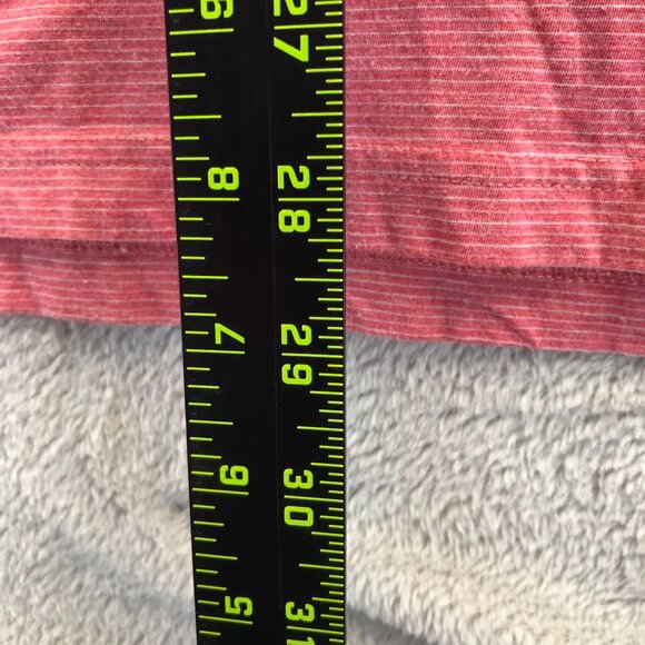 Peter Millar Mens Polo Shirt XL Pink Striped Short Sleeve Casual Classic Travel - Picture 6 of 8